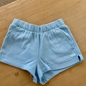 The North Face Sky Blue Women’s Fleece Shorts